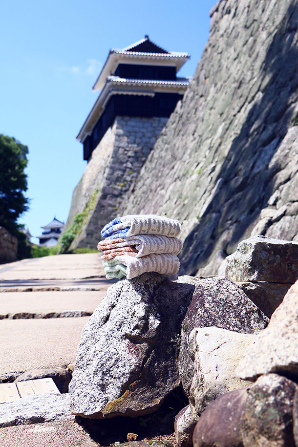 松山城の石垣