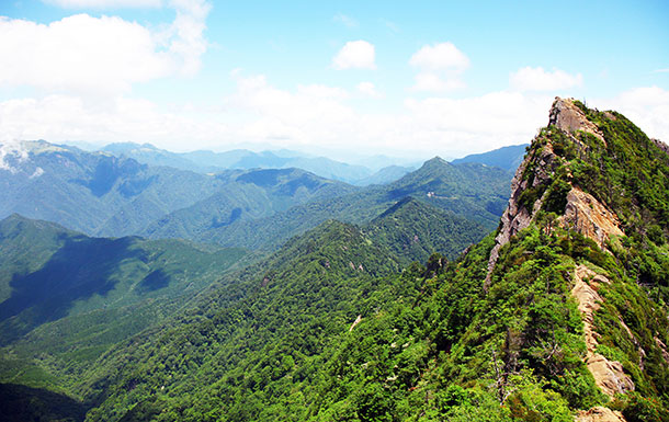 石鎚山の天狗岳