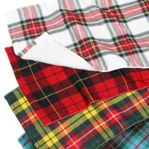 タータンチェック　TARTAN CHECK　フェイスタオル　伊織オリジナル