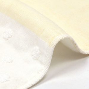 hana -towel of botanical- イエロー　生地