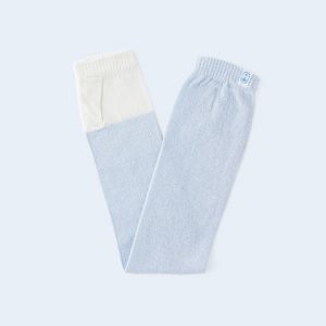 tet. sunny knit basic　cream & light blue