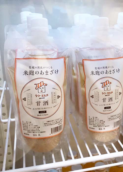 伊織　松山店　シン・エヒメ　オリジナル商品　愛媛の酒蔵がつくる米麹のあまざけ　梅美人酒造