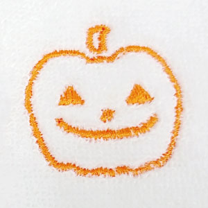 伊織　HALLOWEEN　ハロウィン　マーク　ジャック・オー・ランタン　刺繍