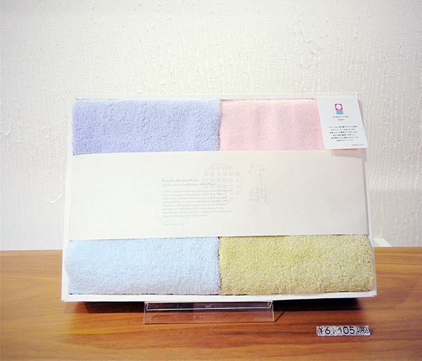 コレド室町店 家族でタオルを使い分け カラフルタオルのすすめ タオル専門店 伊織