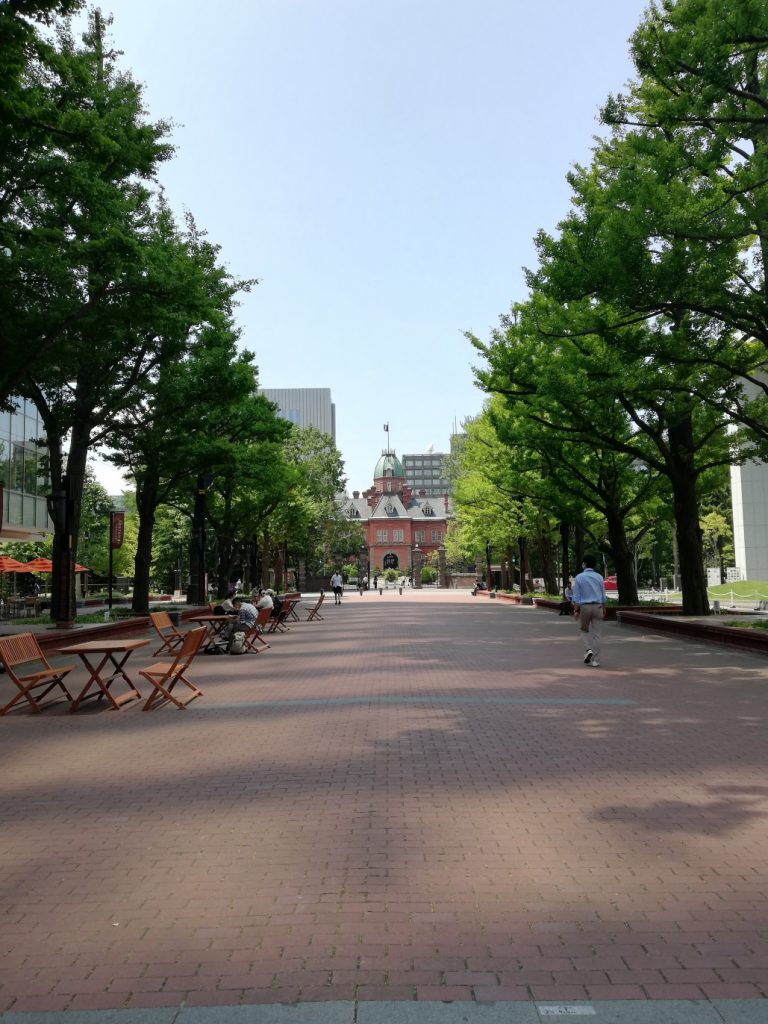 札幌　赤レンガ庁舎前
