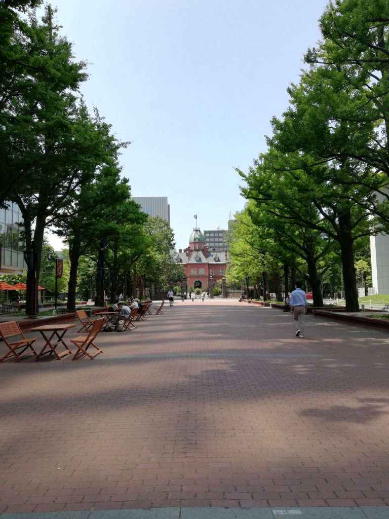 札幌 赤レンガ庁舎前