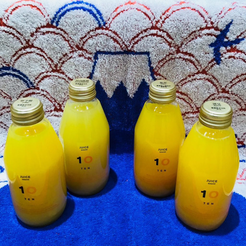 10"TEN" 定番　ジュース200ml　愛媛産柑橘