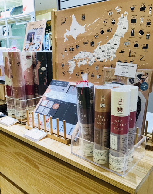 伊織エスパル仙台店 FORNE POP-UPディスプレイ