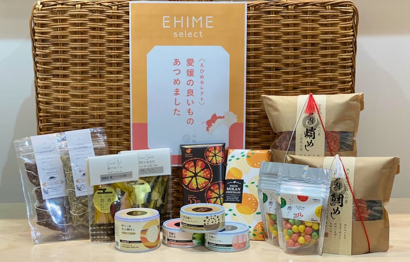 伊織アトレ四谷店 えひめセレクト商品集合